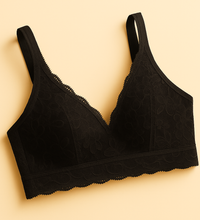 Elegant Floral Lace Bra Non-Padded Comfort Fit Stylish & Comfortable Design