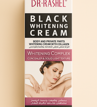Black Whitening Cream with Collagen – For Body & Private Parts, Lightens and Enhances Skin Texture