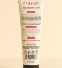 Black Whitening Cream with Collagen – For Body & Private Parts, Lightens and Enhances Skin Texture
