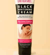 Black Whitening Cream with Collagen – For Body & Private Parts, Lightens and Enhances Skin Texture
