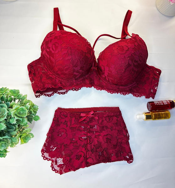 PEARL BRA SET SALSA PUSH UP PADDED BRA