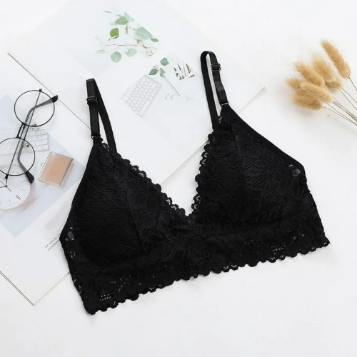 Elegant Floral Lace Bra Non-Padded Comfort Fit Stylish & Comfortable Design