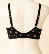 Comfortable Floral Print Bralette Soft Cotton Design Non-Padded for Everyday Wear