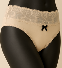 Comfort and Style Combined: Lace & Bow Women's Underwear at PIXEL MALL