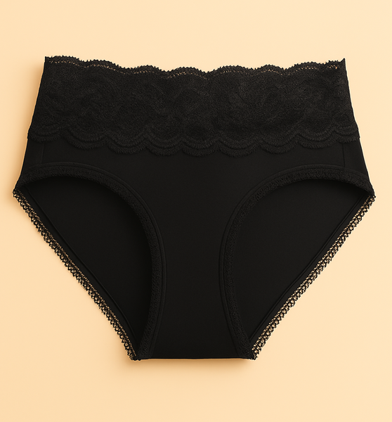 Comfort and Style Combined: Lace & Bow Women's Underwear at PIXEL MALL